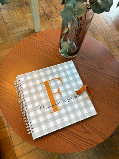 Scrapbook - Álbum de Fotos Letra Inicial | Azul