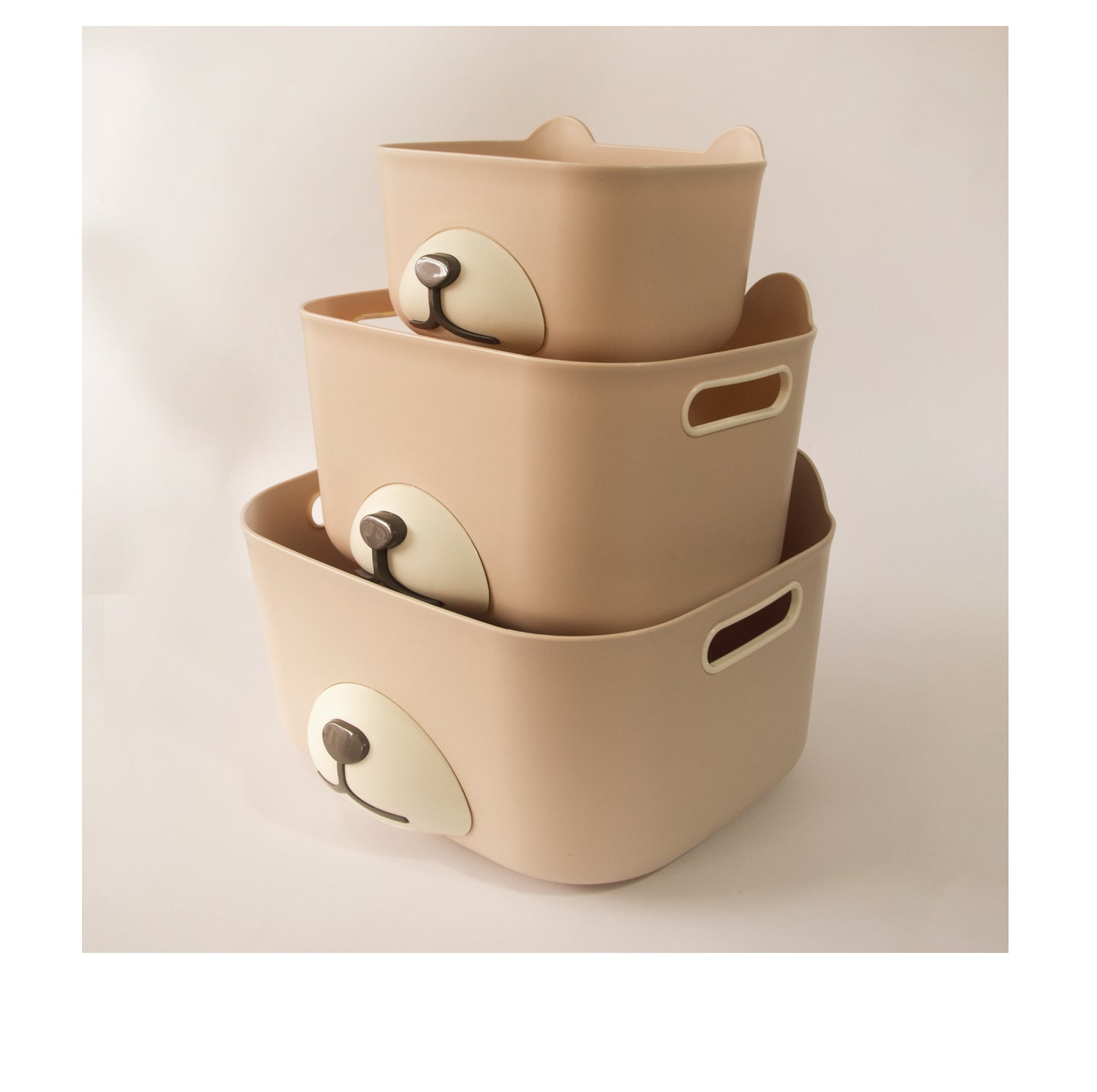 Cesto Organizador Teddy Rosa Chá | P+M+G