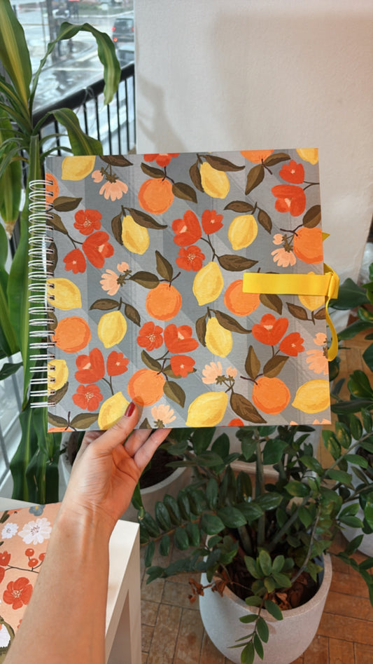 Scrapbook - Álbum de Fotos Laranja Lima Itália