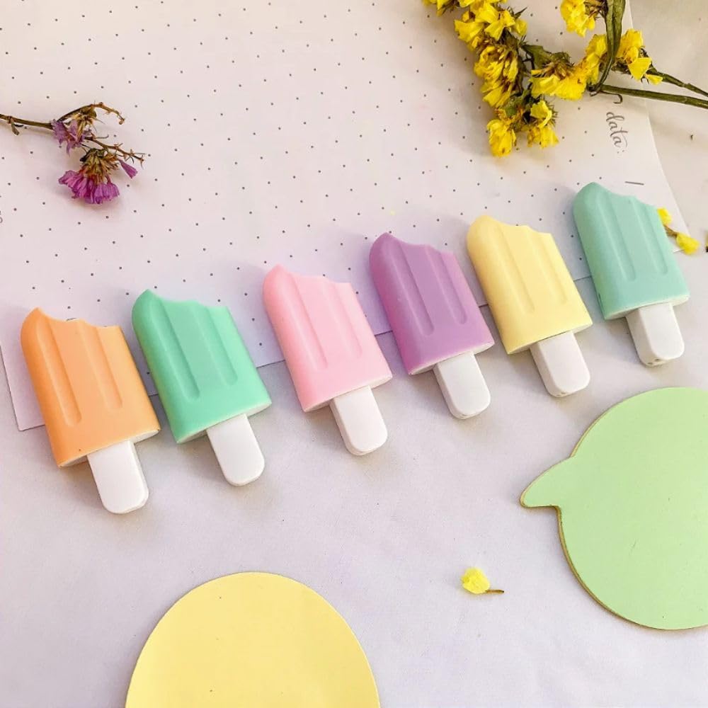 Conjunto 6 marca textos | Picolé