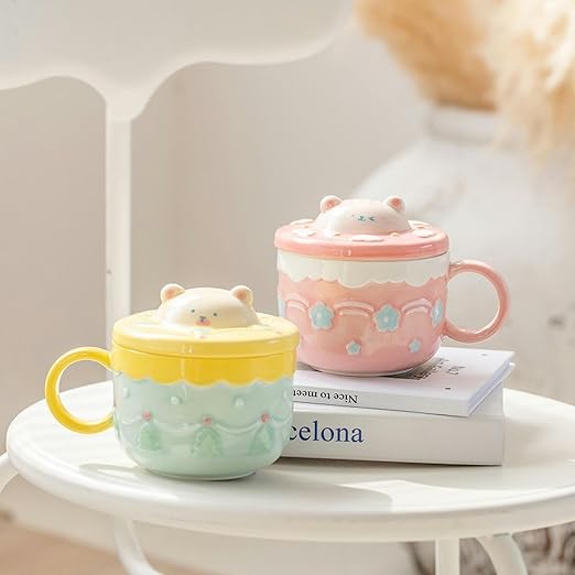 Caneca Grande com Tampa | Urso