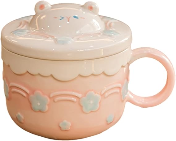 Caneca Grande com Tampa | Gato