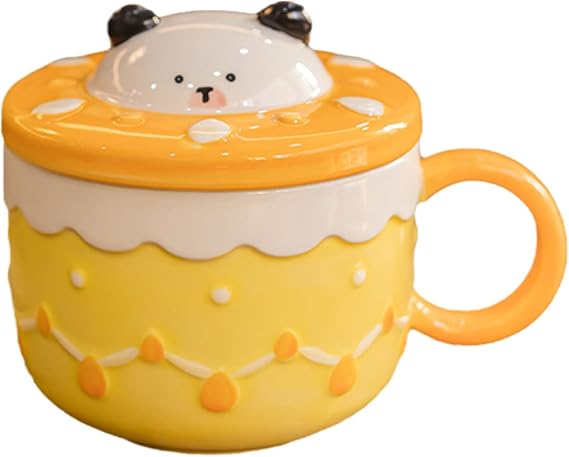 Caneca Grande com Tampa | Urso