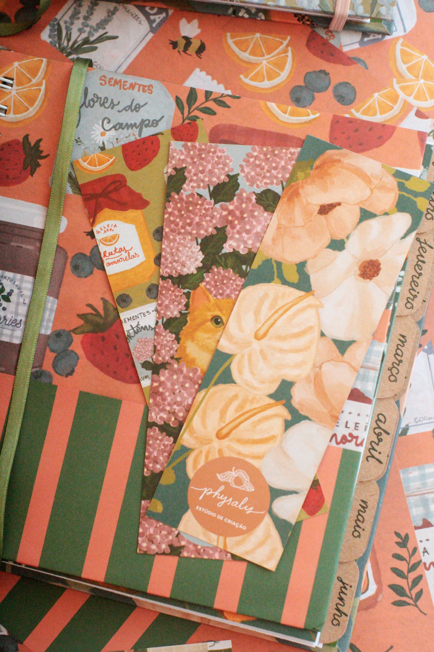 [PRÉ-VENDA] Planner 2026 não-datado | Hortênsias e Ronron