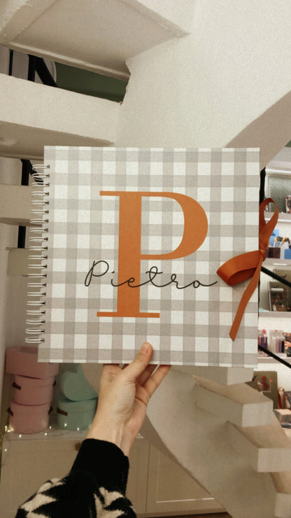 Scrapbook - Álbum de Fotos Letra Inicial | Azul