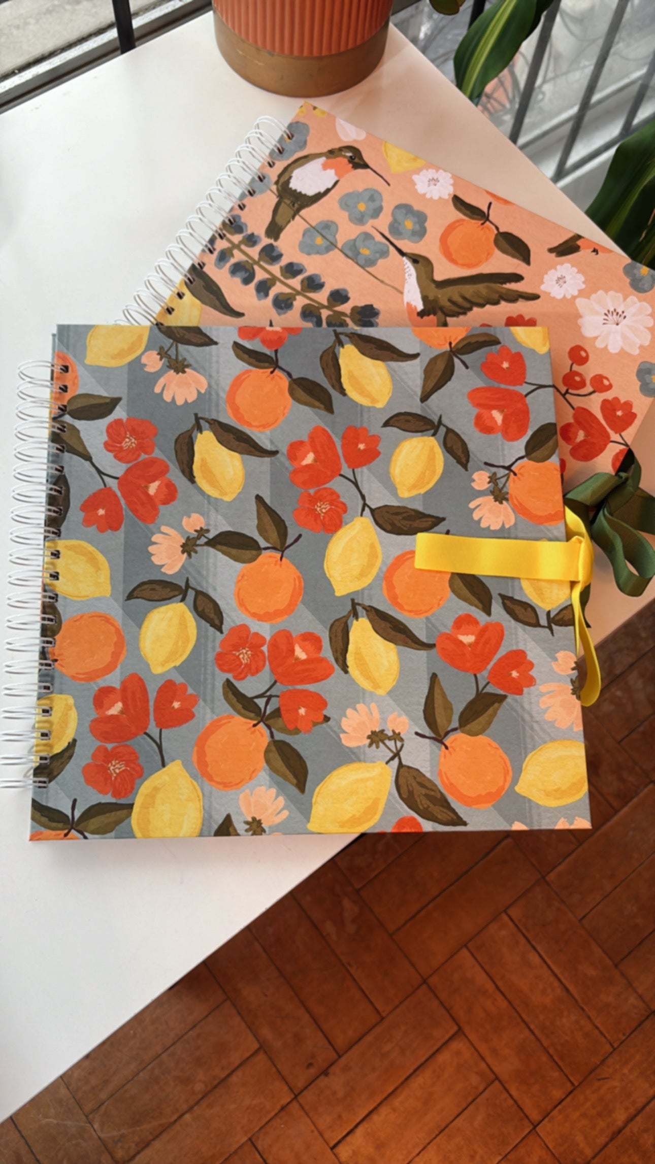 Kit 02 Scrapbooks | Laranja Lima + Bergamota Poá