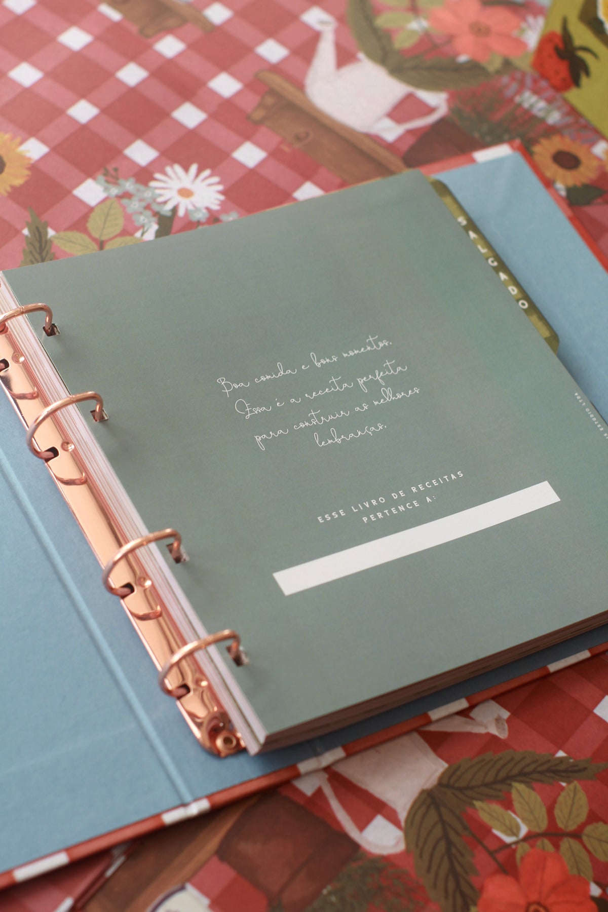 Livro de Receitas | Estampa Feira de Domingo