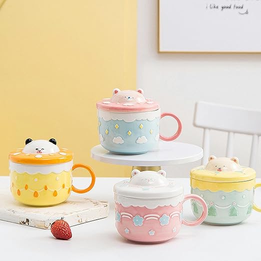 Caneca Grande com Tampa | Urso