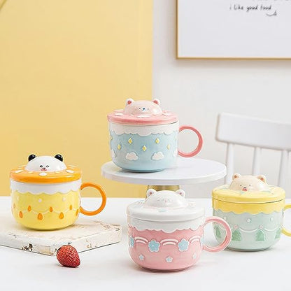 Caneca Grande com Tampa | Urso