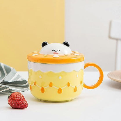 Caneca Grande com Tampa | Urso