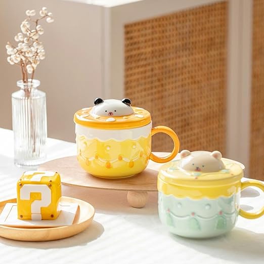 Caneca Grande com Tampa | Urso