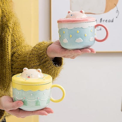 Caneca Grande com Tampa | Urso