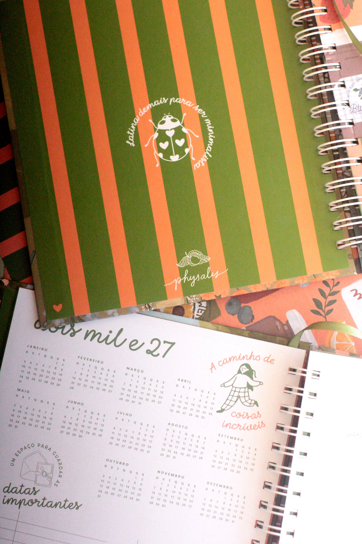 [PRÉ-VENDA] Planner 2026 não-datado | Hortênsias e Ronron