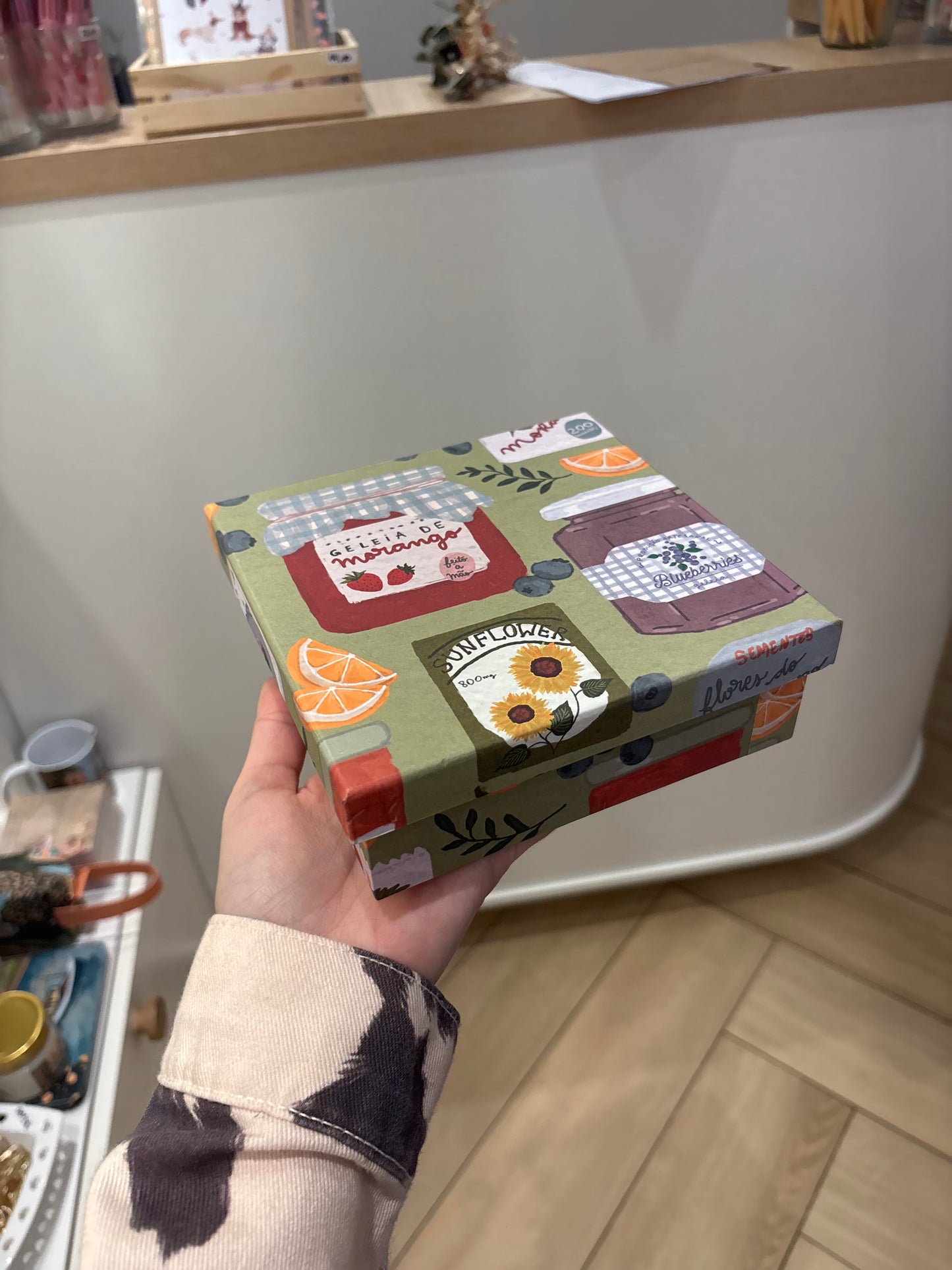 Caixa Quadrada Mini | Feito em Casa - geleias
