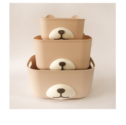 Cesto Organizador Teddy Rosa Chá | P+M+G