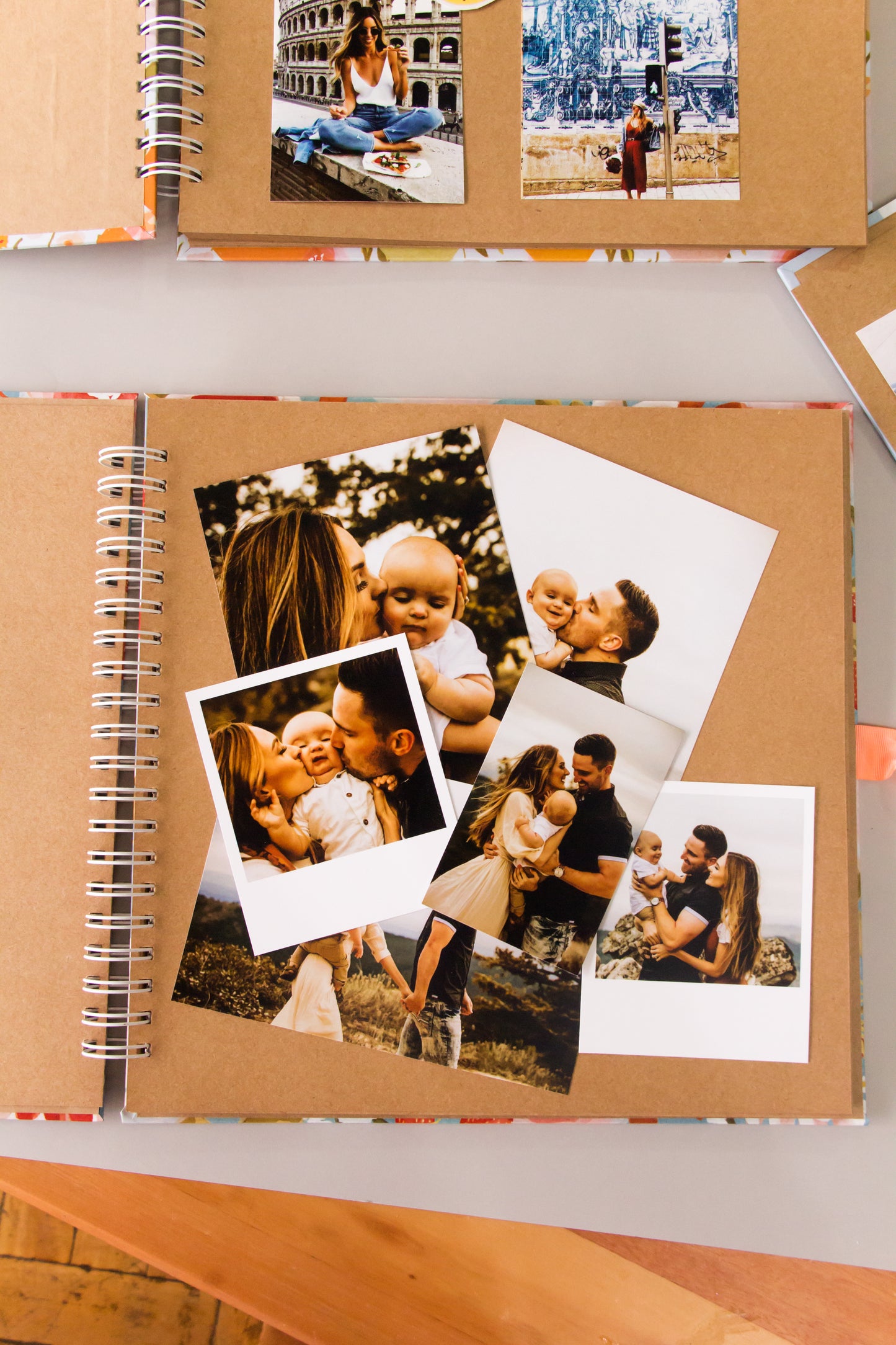 Scrapbook - Álbum de Fotos da Estampa Buquê