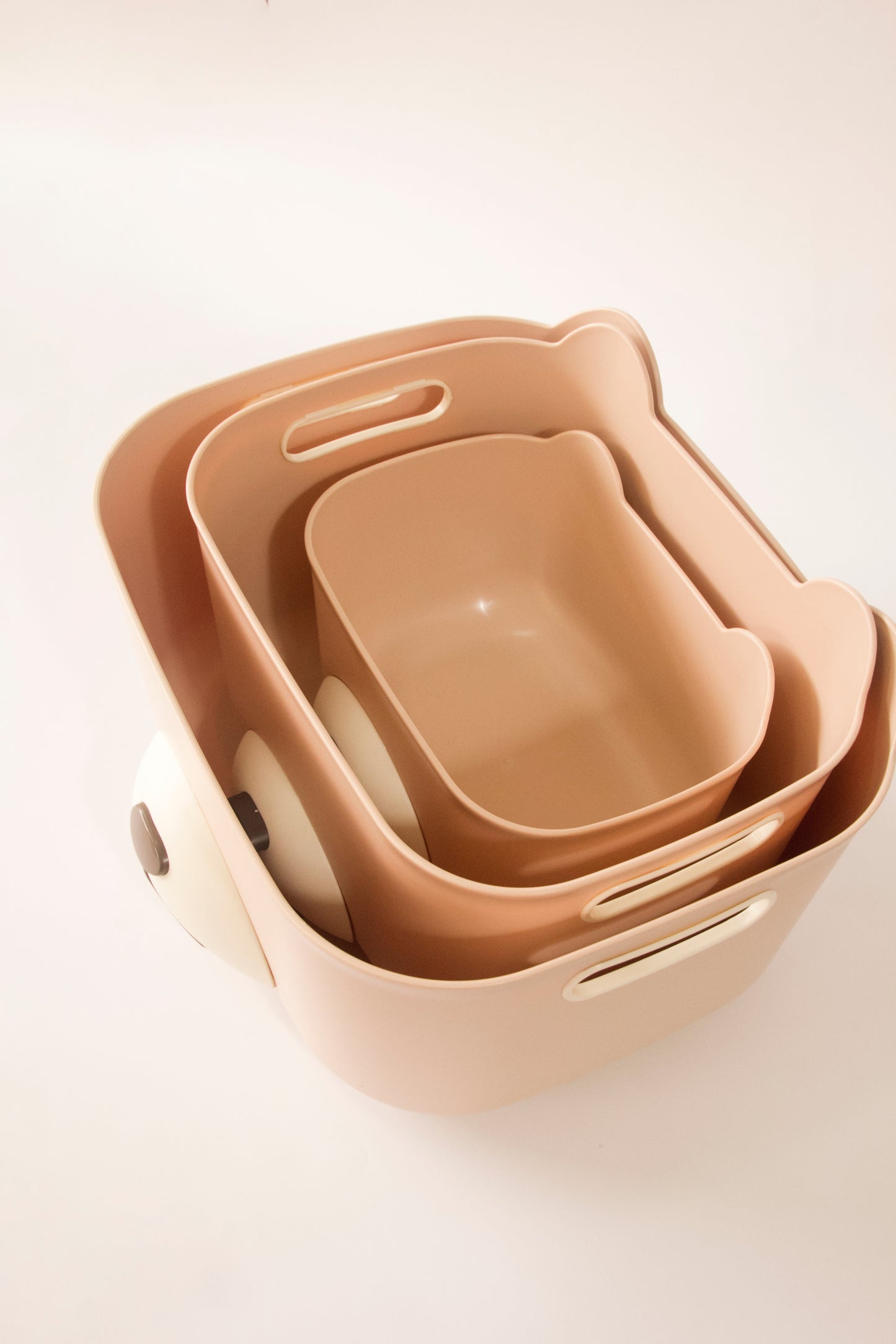 Cesto Organizador Teddy Rosa Chá | P+M+G