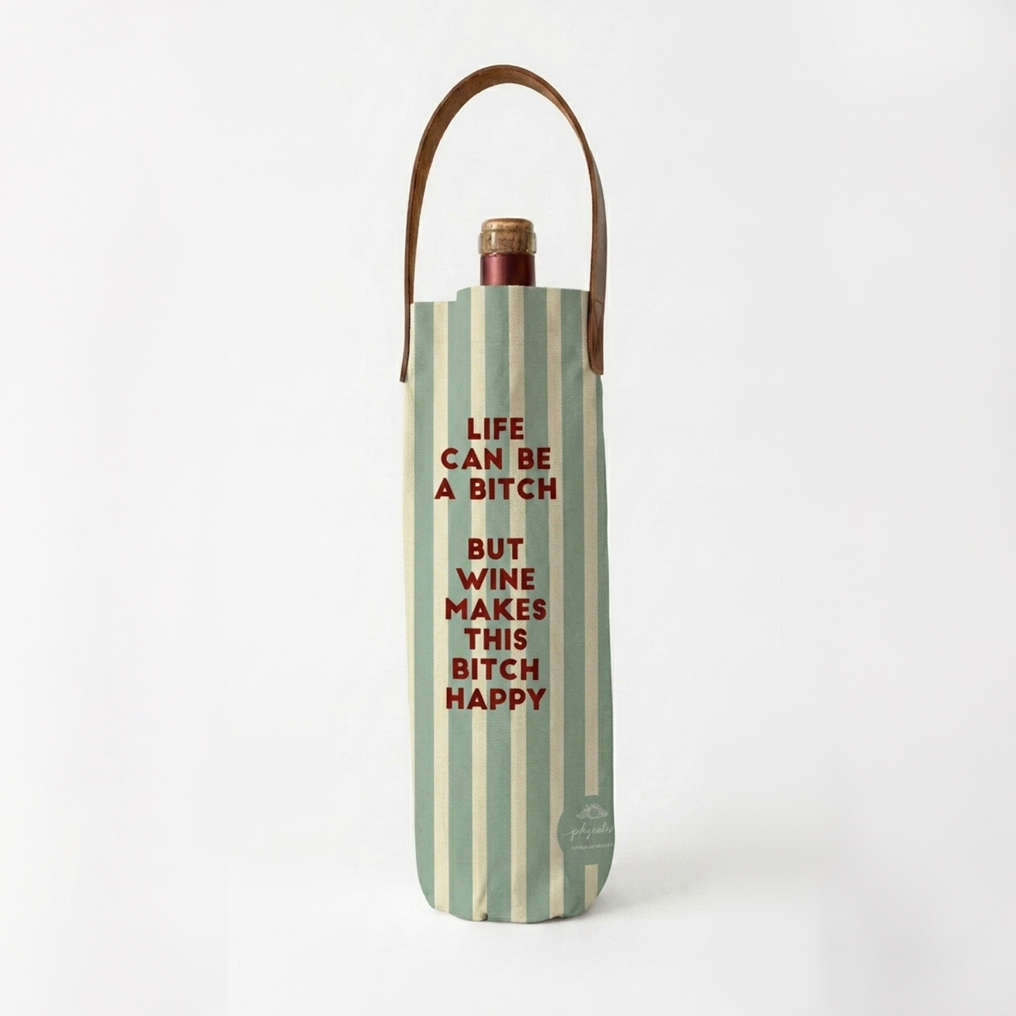 [PRÉ-VENDA] Sacola para Vinho • Wine makes this bitch happy