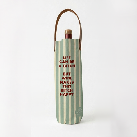 [PRÉ-VENDA] Sacola para Vinho • Wine makes this bitch happy