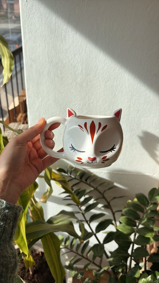 Caneca de Porcelana Gato