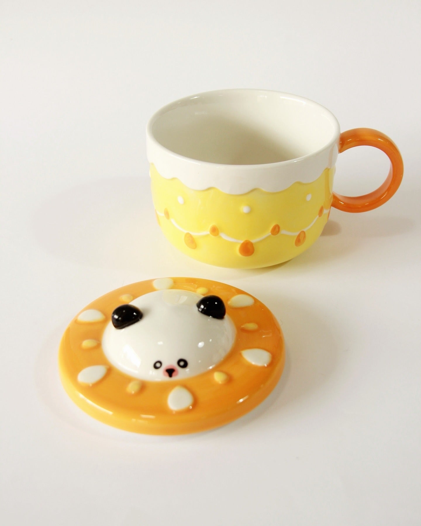 Caneca Grande com Tampa | Urso