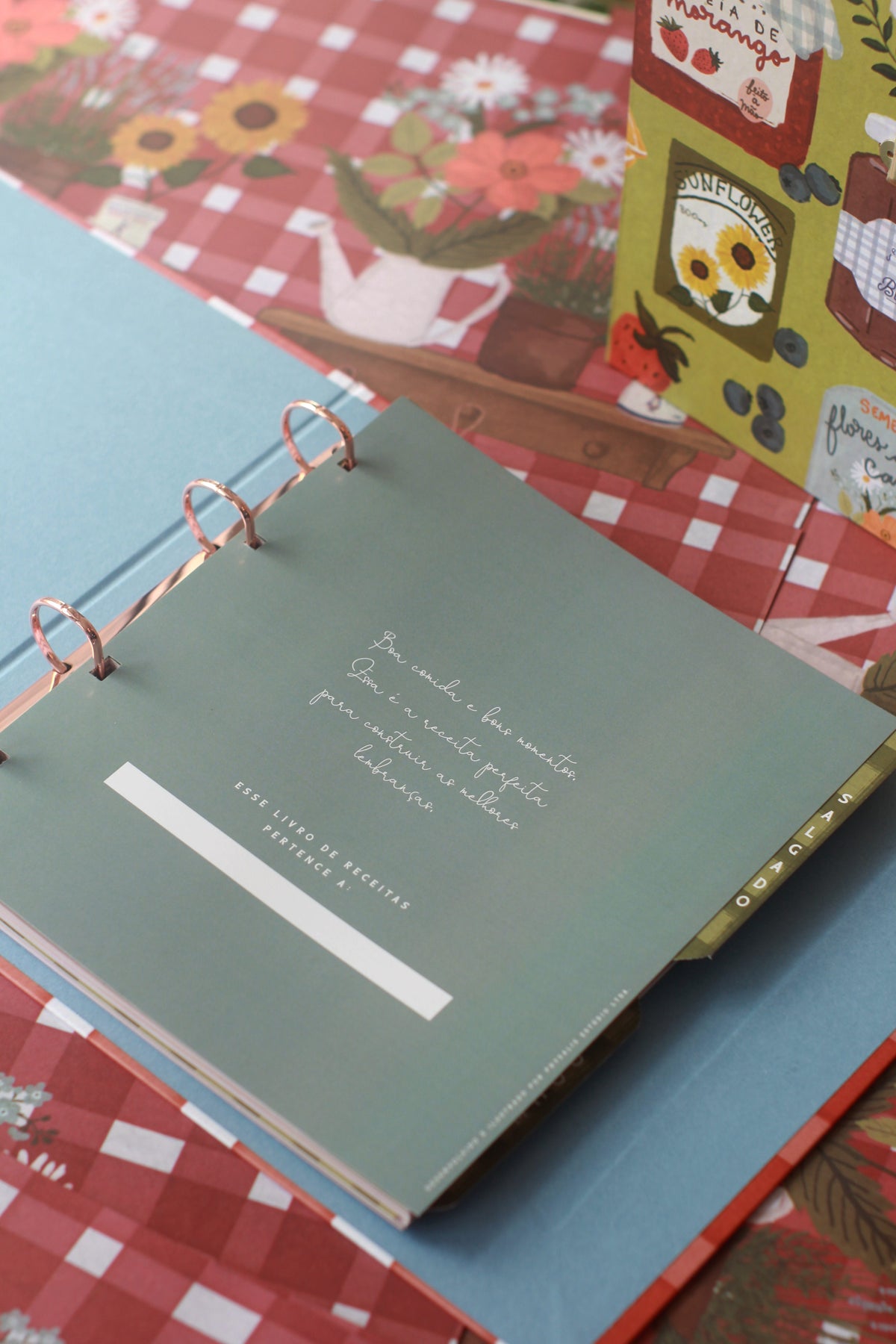 Livro de Receitas | Estampa Feira de Domingo