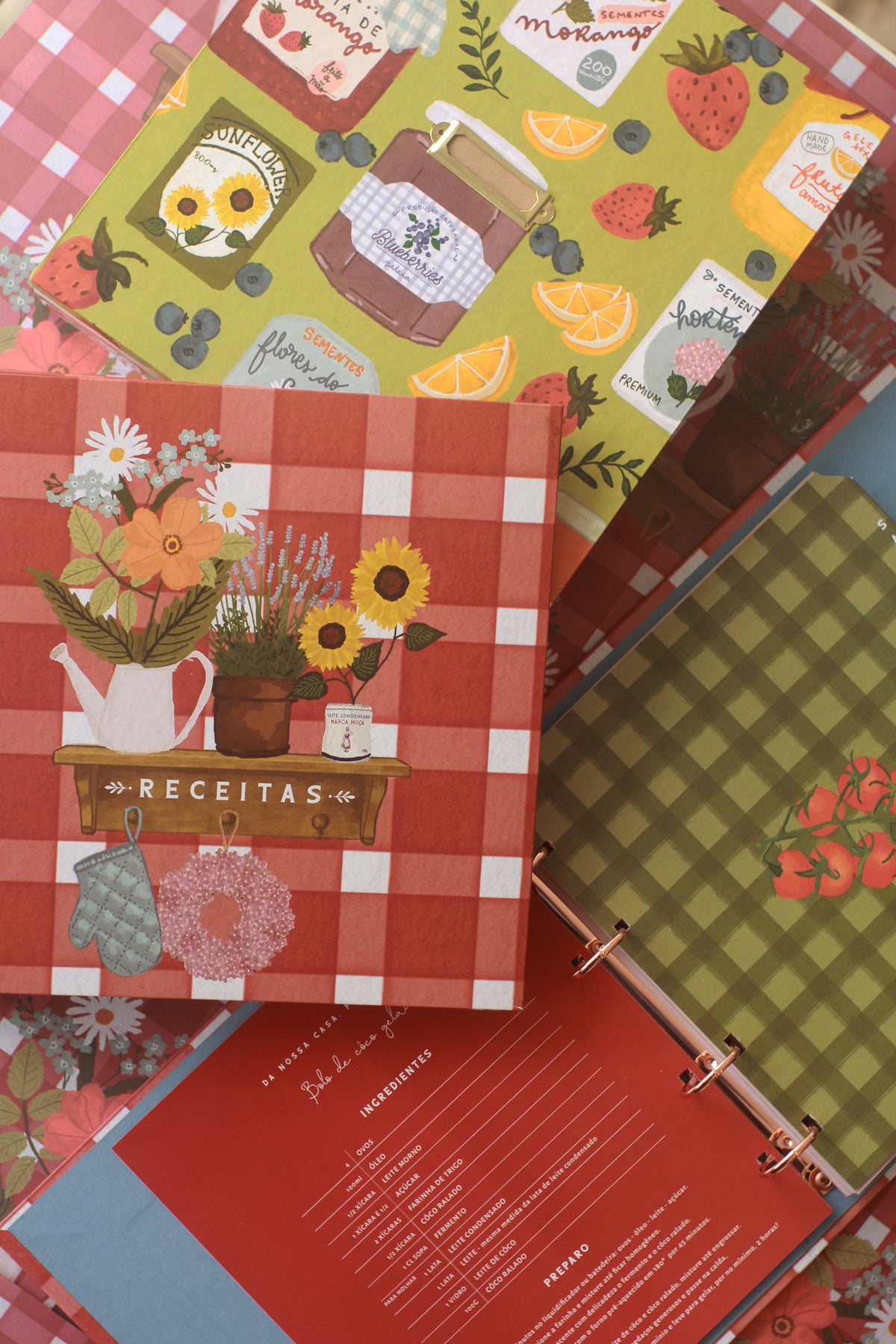 Livro de Receitas | Estampa Feira de Domingo