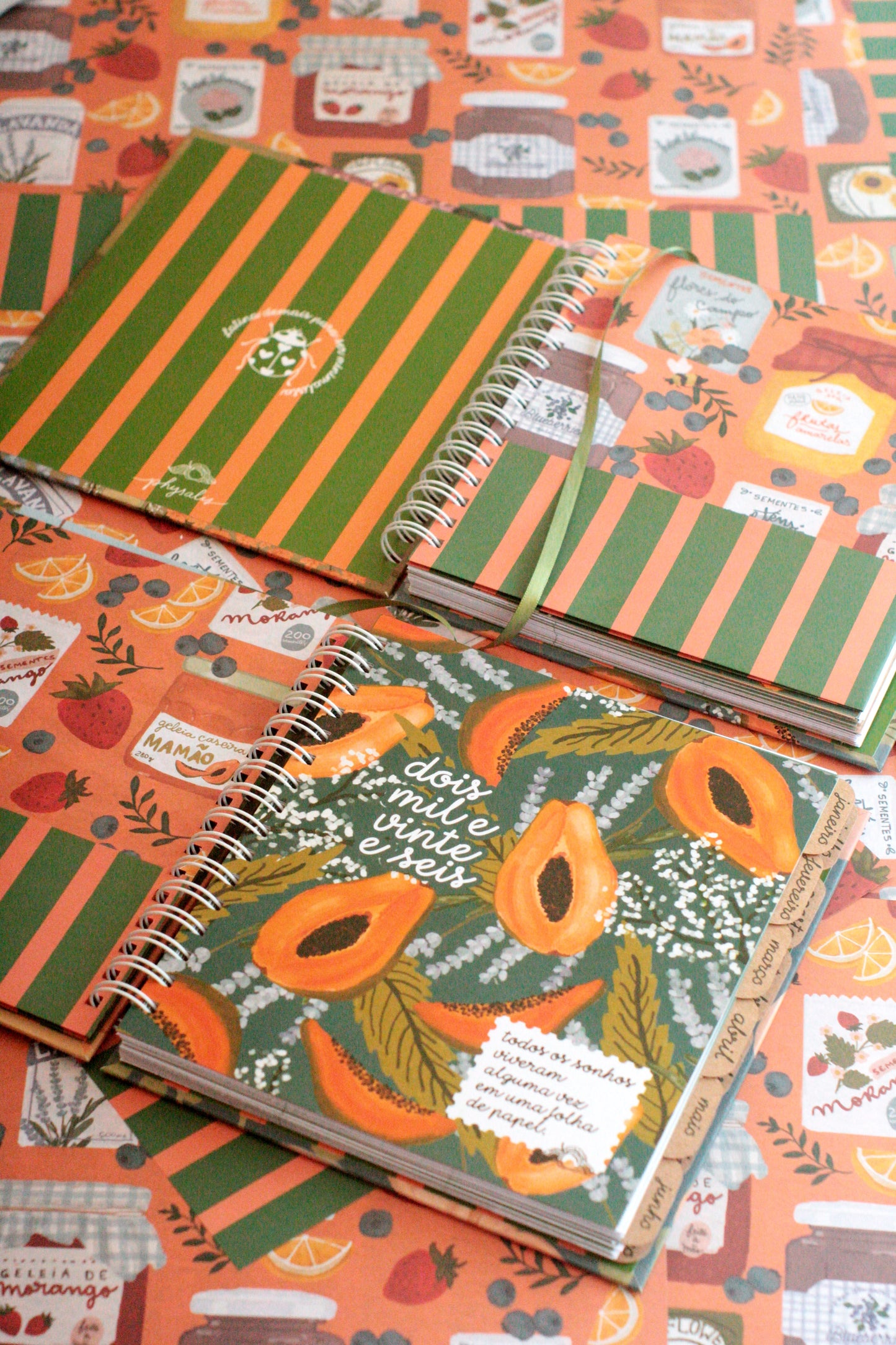 [PRÉ-VENDA] Planner 2026 não-datado | Hortênsias e Ronron