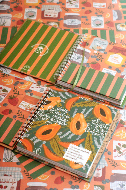 [PRÉ-VENDA] Planner 2026 não-datado | Hortênsias e Ronron