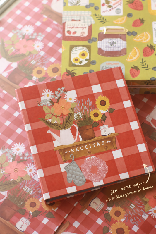 Livro de Receitas | Estampa Feira de Domingo