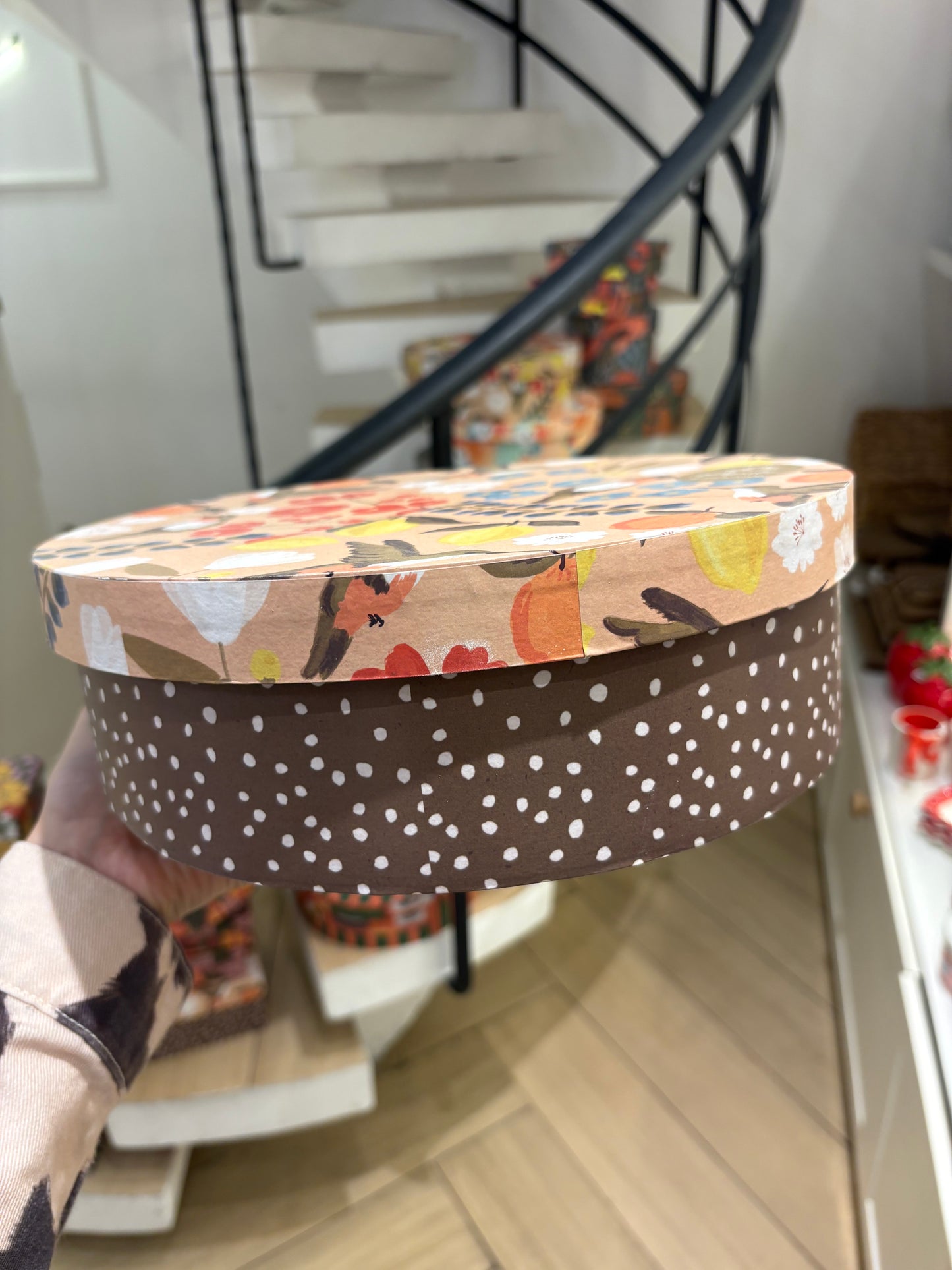 Caixa MDF Redonda G | Feito em Casa - Beija Flor Poá Jardim Itália