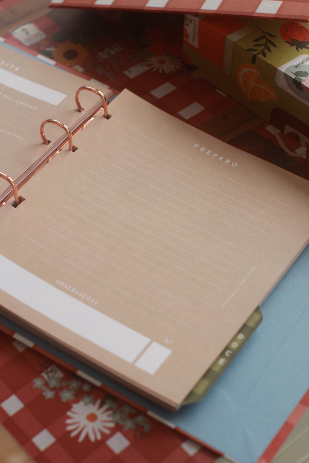 Livro de Receitas | Estampa Feira de Domingo