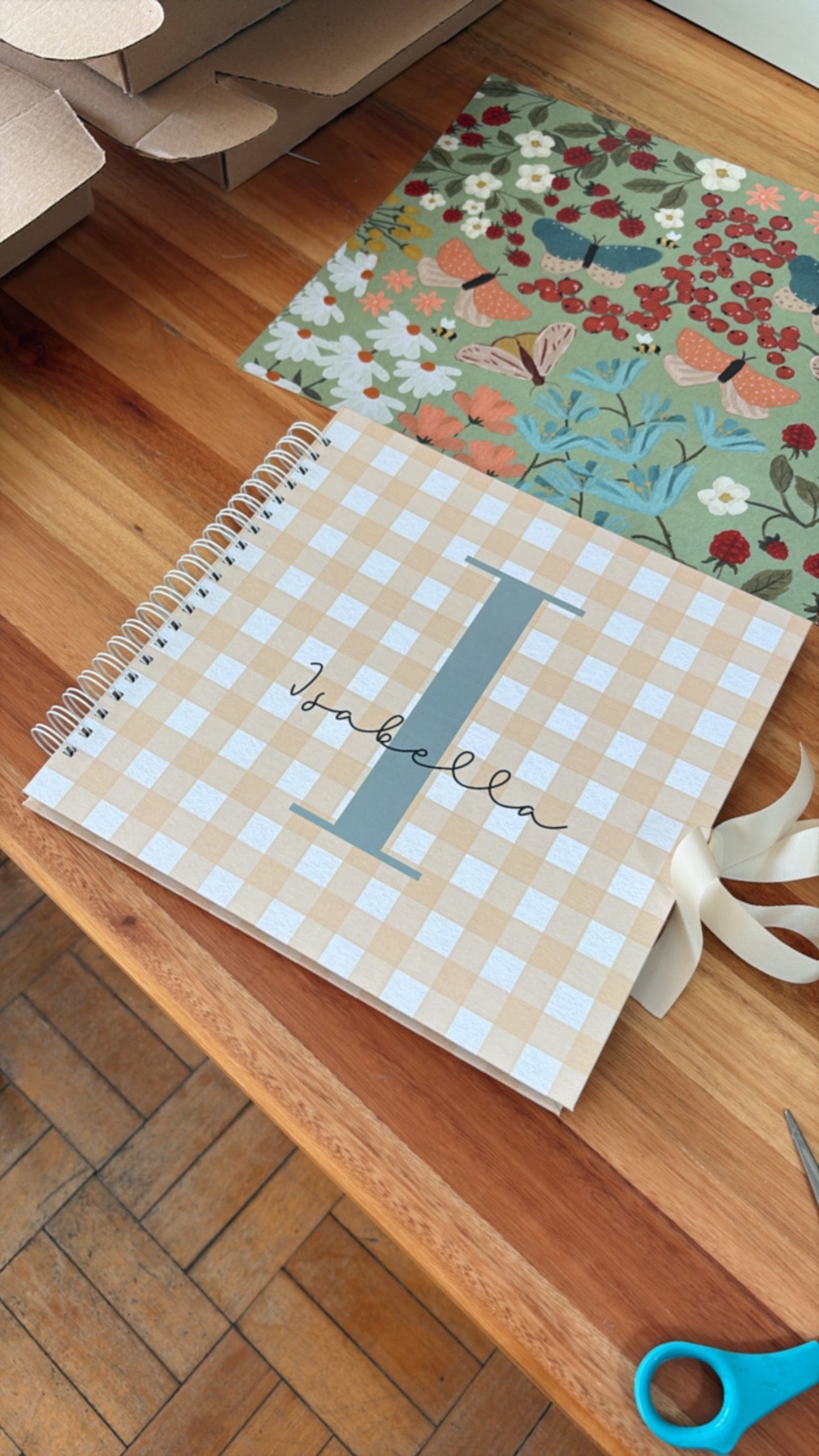 Scrapbook - Álbum de Fotos Letra Inicial | Nude