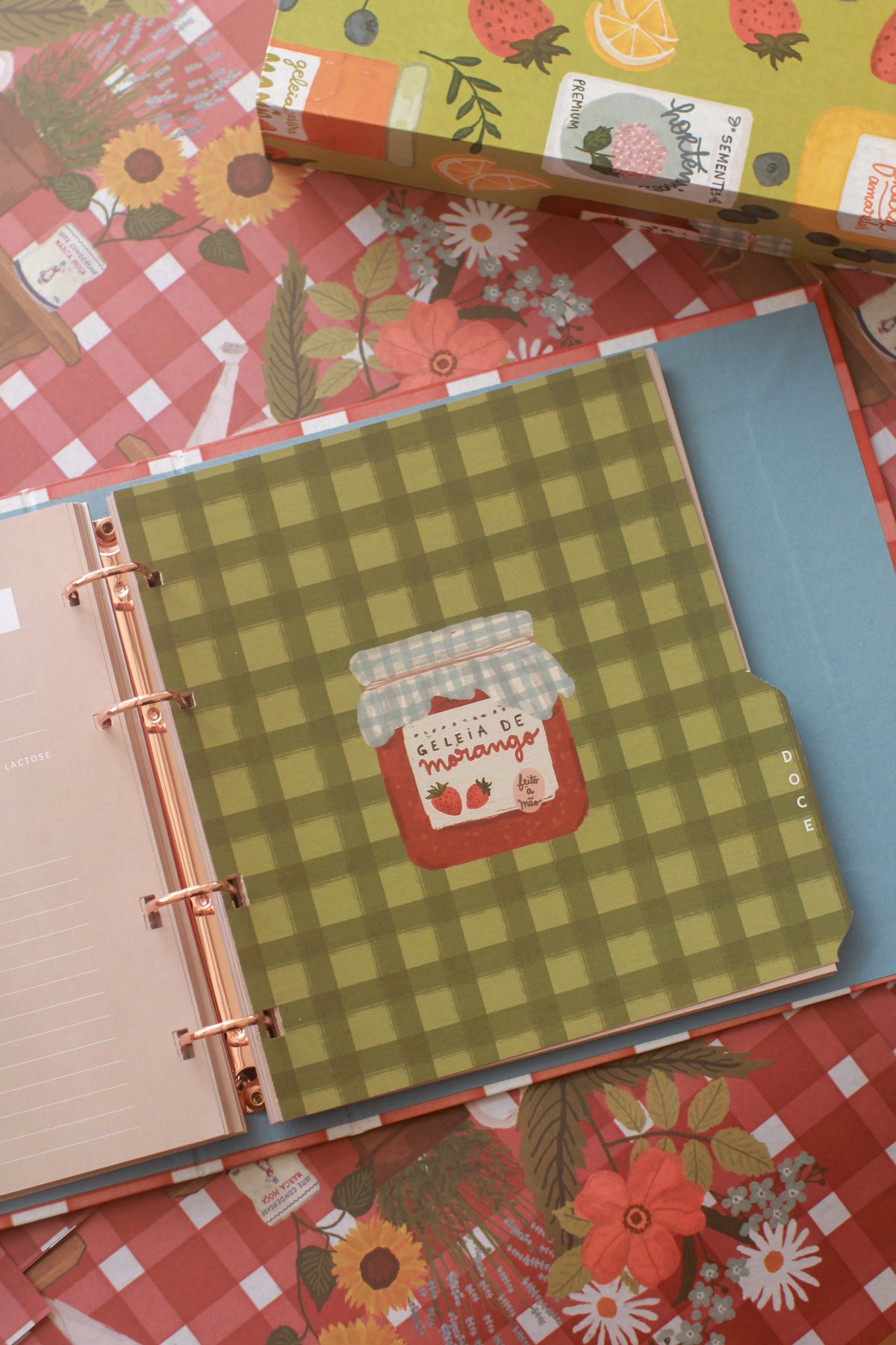 Livro de Receitas | Estampa Feira de Domingo