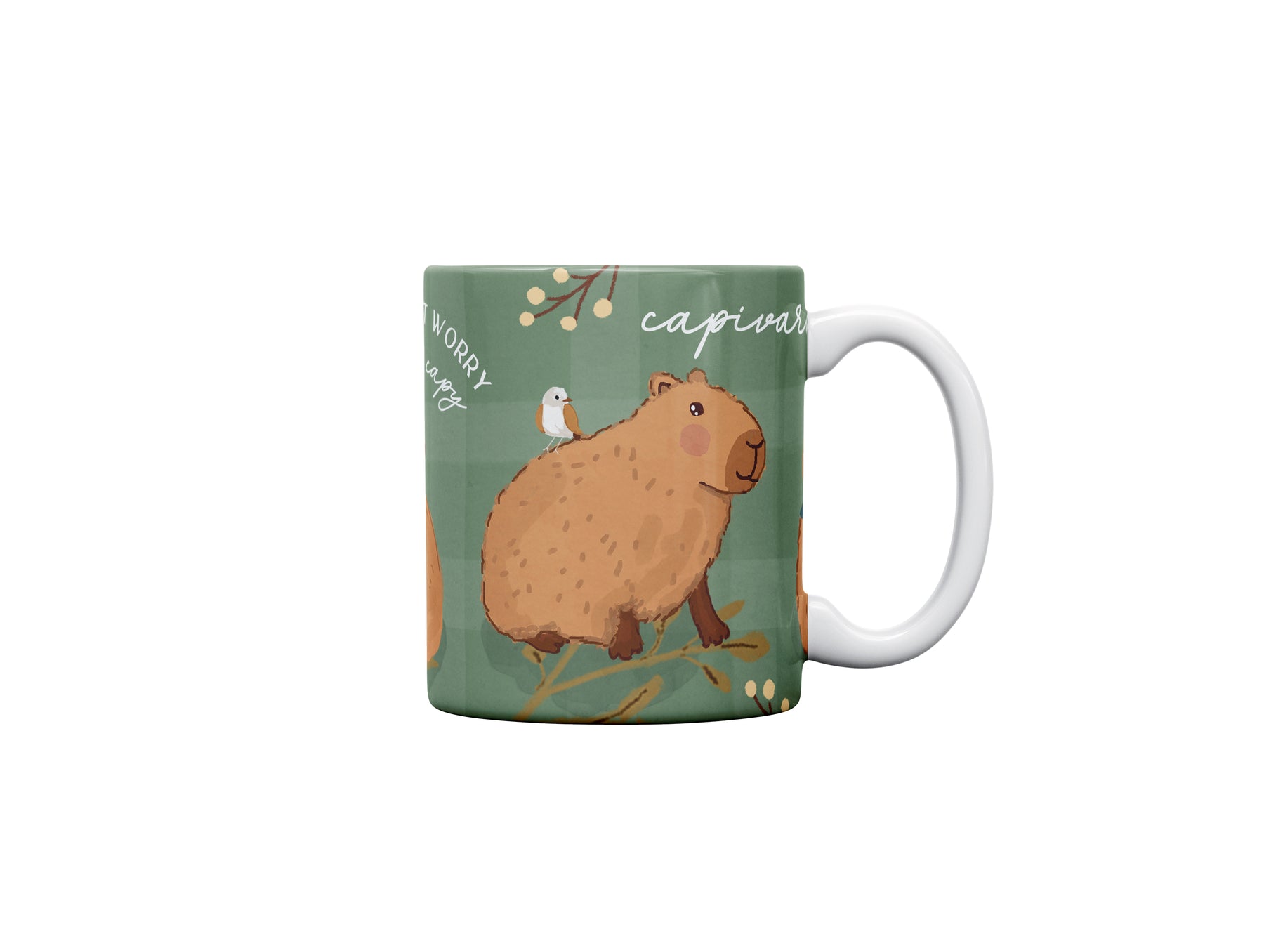 Caneca de Porcelana Capivara - CapiAmigas