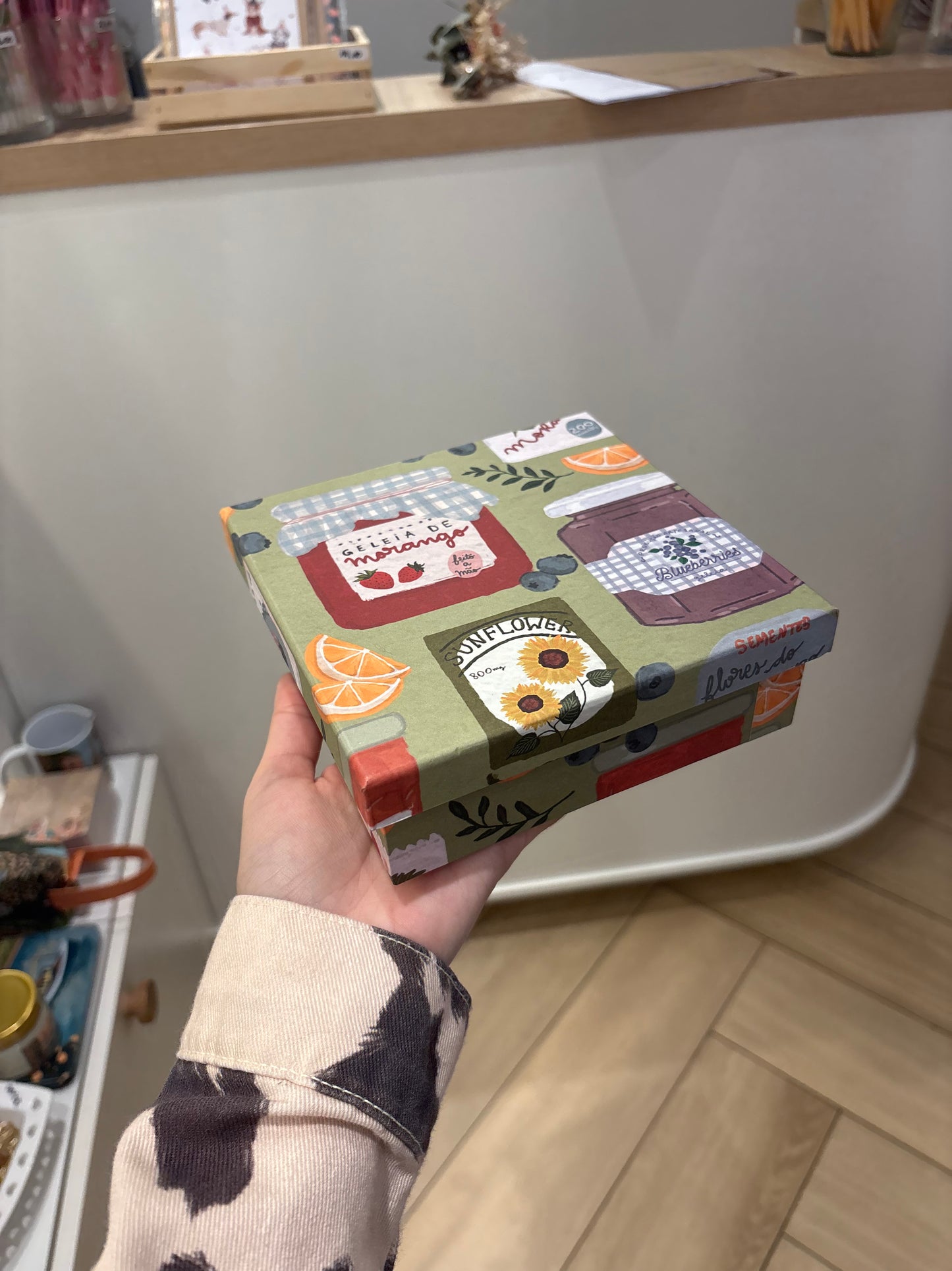 Caixa Quadrada Mini | Feito em Casa - geleias