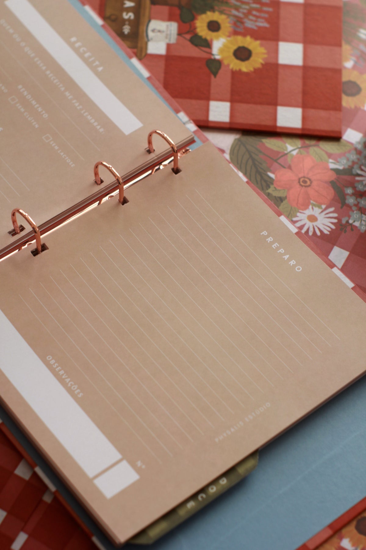 Livro de Receitas | Estampa Feira de Domingo