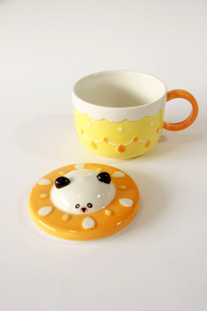 Caneca Grande com Tampa | Urso