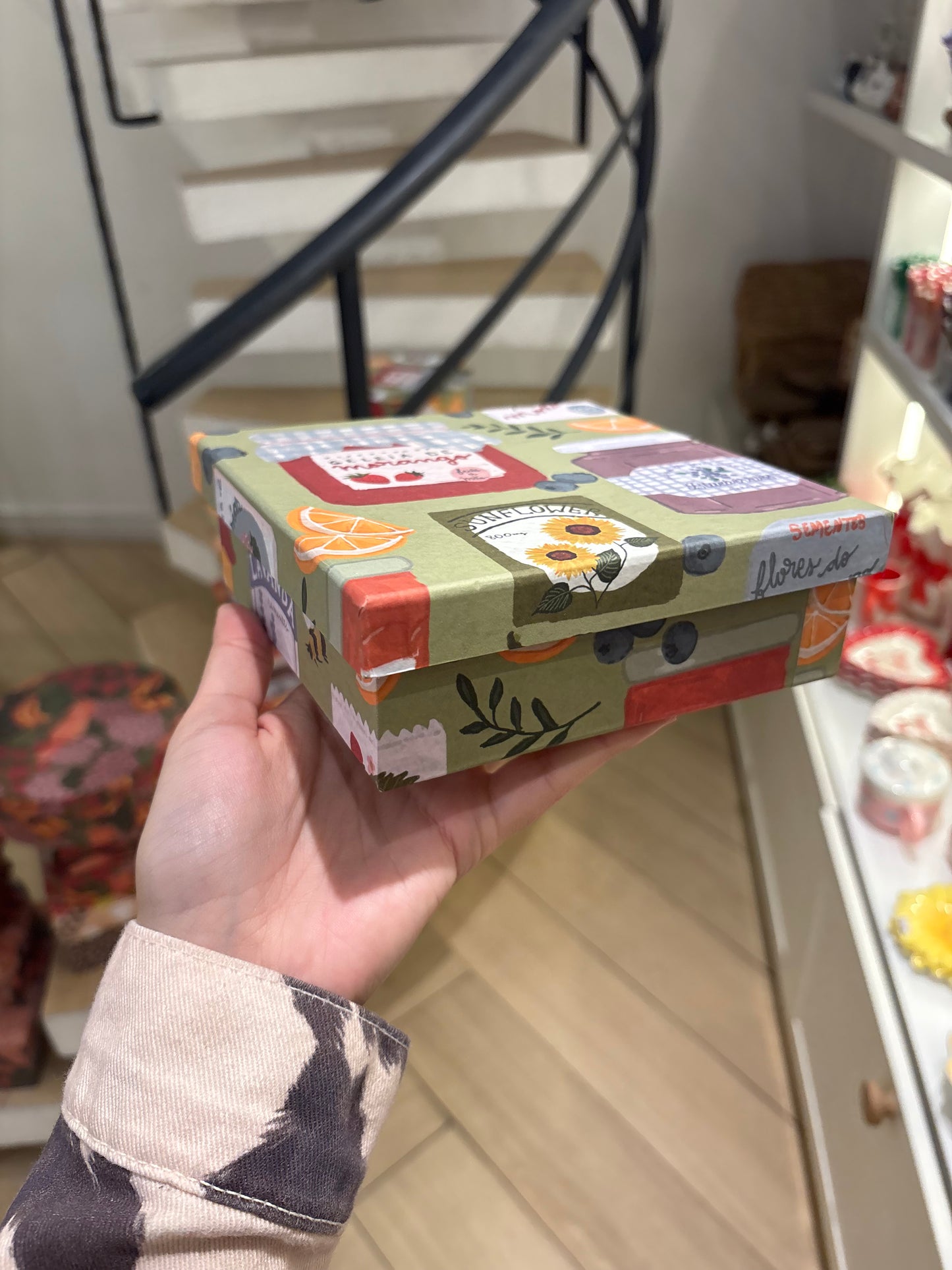 Caixa Quadrada Mini | Feito em Casa - geleias