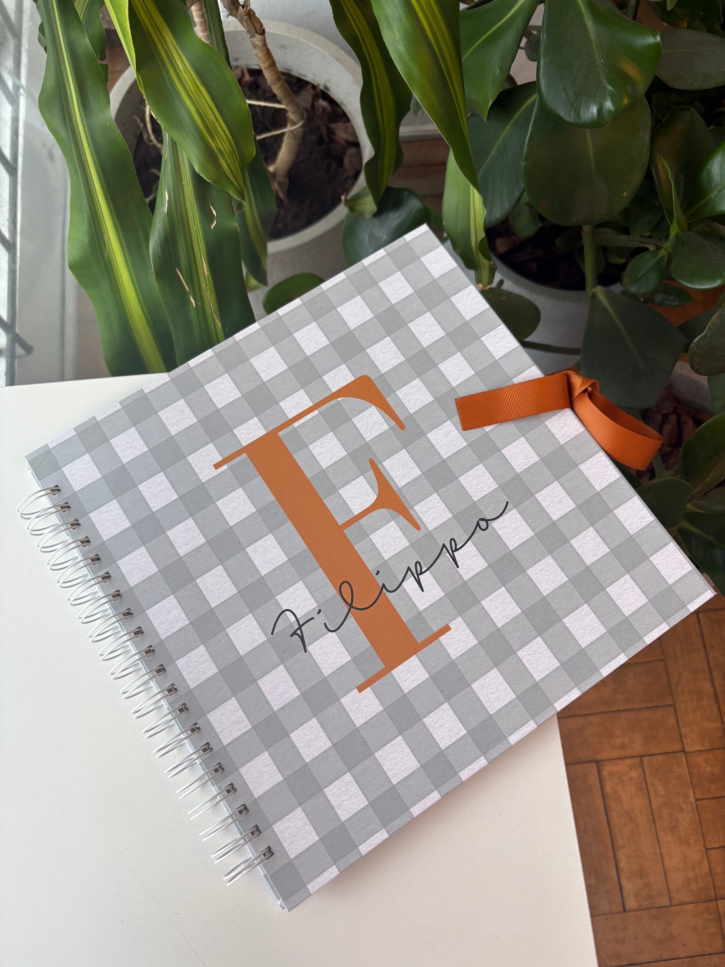 Scrapbook - Álbum de Fotos Letra Inicial | Azul