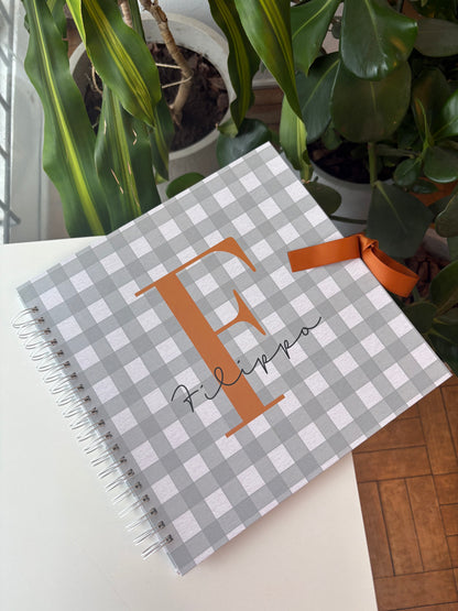 Scrapbook - Álbum de Fotos Letra Inicial | Azul