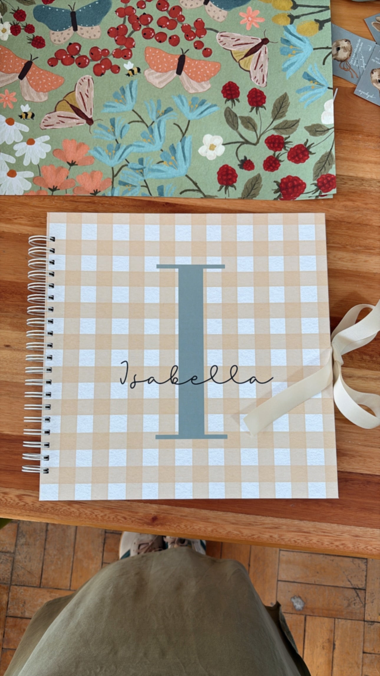 Scrapbook - Álbum de Fotos Letra Inicial | Nude