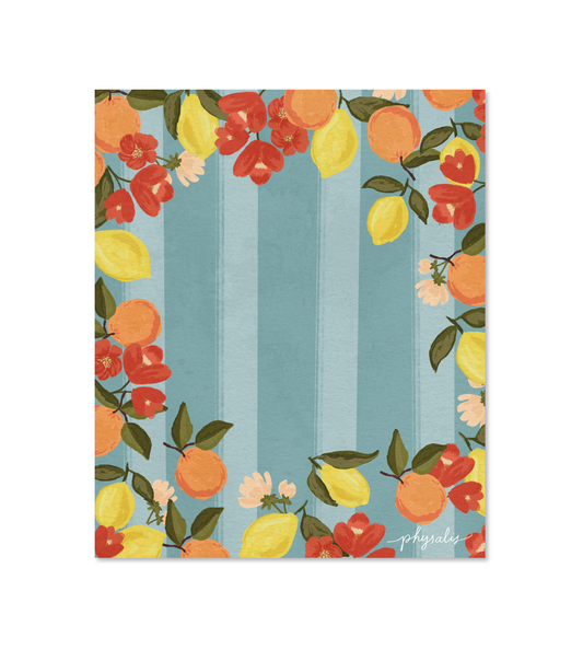 Bloco Papel de Carta Laranja Lima
