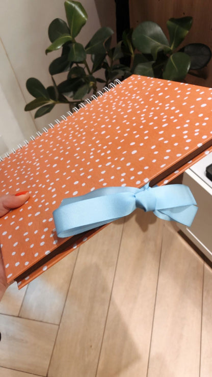 Scrapbook - Álbum de Fotos Poá Rosa Itália