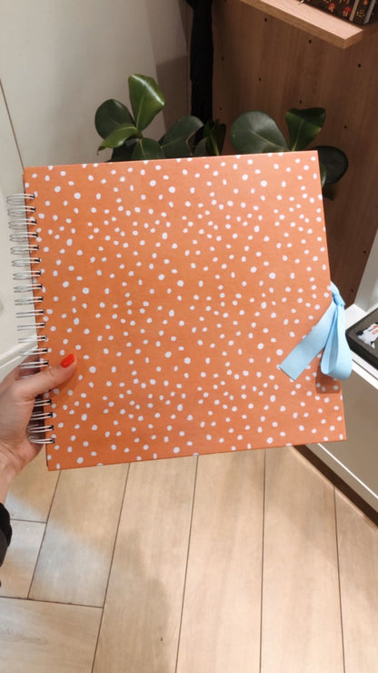 Scrapbook - Álbum de Fotos Poá Rosa Itália