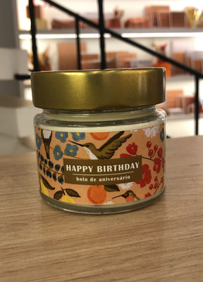 Vela Aromática Happy Birthday - Jardim Itália