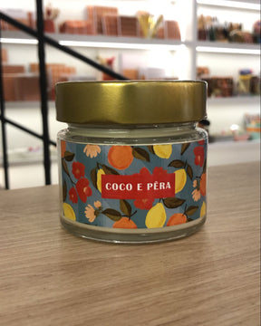 Vela Aromática Coco e Pera - Laranja Lima Itália