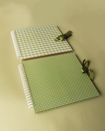 Scrapbook - Álbum de Fotos Abacate Vichy