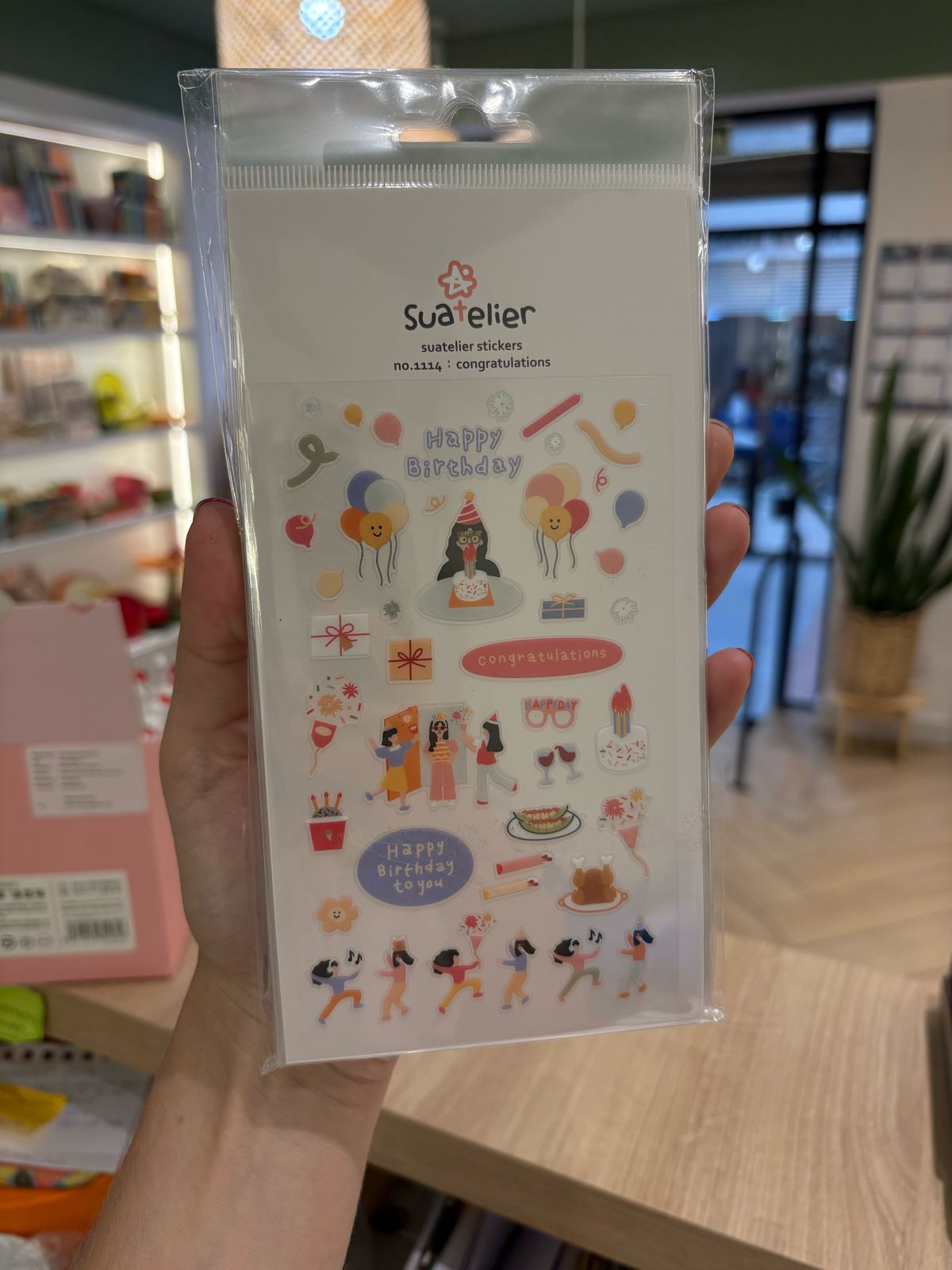 Cartela de Adesivos Suatelier | Congratulations