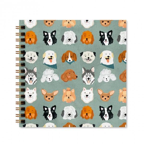 Scrapbook - Álbum de Fotos da Estampa Carinhas de Cachorro - Physalis Estúdio